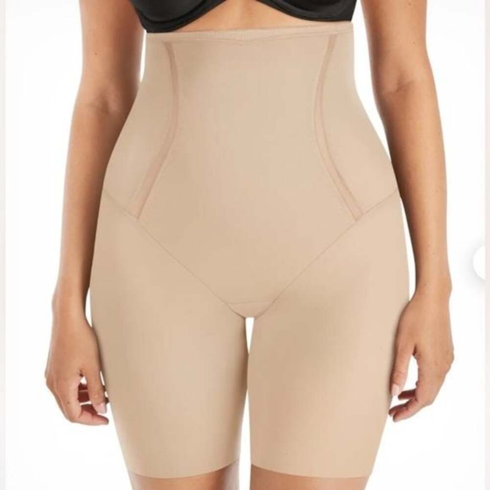 Maidenform High-Waist Tummy Control Shapewear Thigh Slimmer Size 2XL